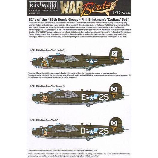 Kits-World(172017)1/72 Consolidated B-24H Liberato...