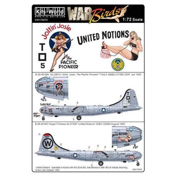 Kits-World(172073)1/72 Boeing B-29 'Joltin' Josie,...