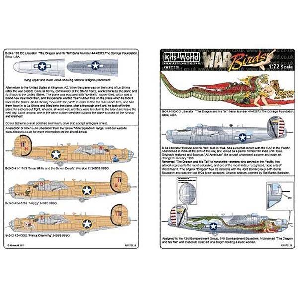 Kits-World(172128)1/72 Consolidated B-24J Liberato...