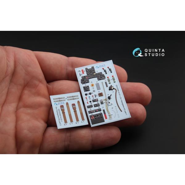 QUINTA STUDIO(QD32066)1/32 川崎 キ61-I 三式戦闘機 飛燕用内装3Dデ...