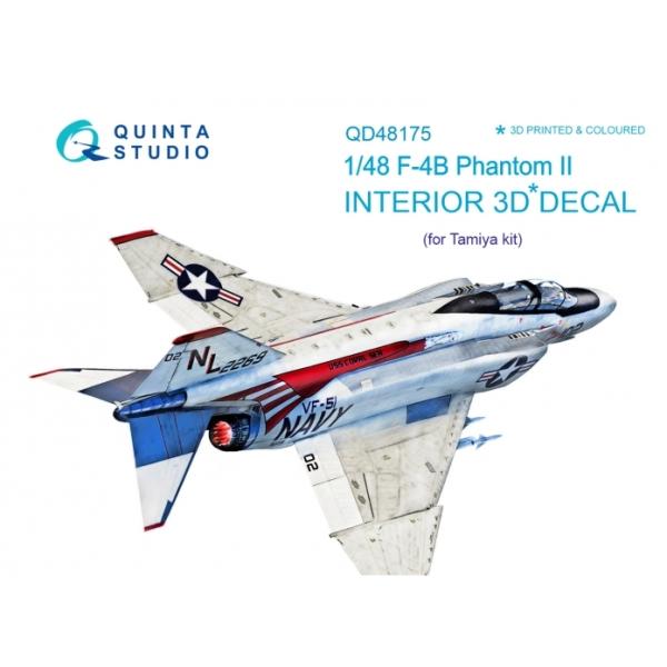 QUINTA STUDIO(QD48175)1/48 F-4B ファントムII用内装3Dデカール (...