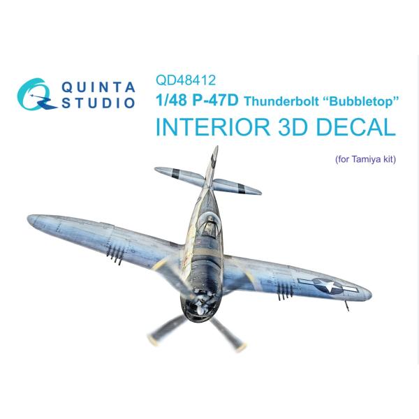 QUINTA STUDIO(QD48412)1/48 P-47D Thunderbolt Bubbl...