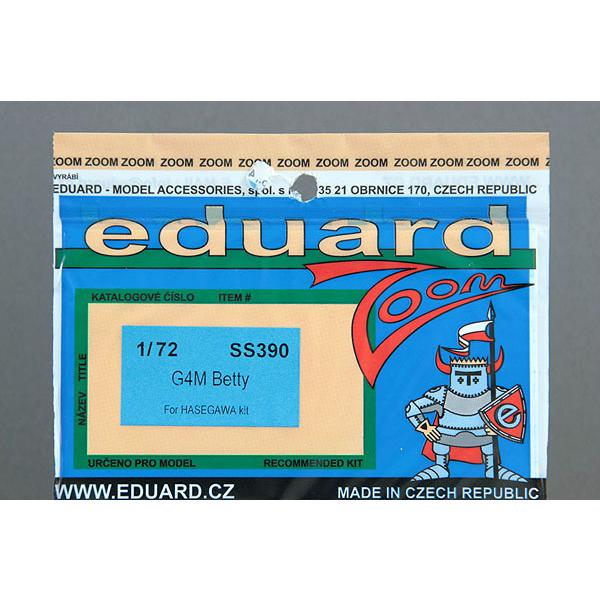 エデュアルド(SS390）1/72 一式陸上攻撃機内装用パーツ