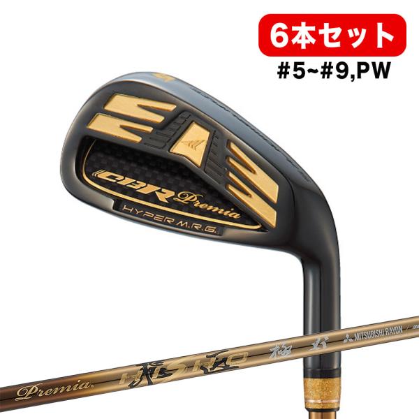 ゴルフ WORKSGOLF(ワークスゴルフ) CBRブラックプレミアアイアン 6本セット プレミア飛...