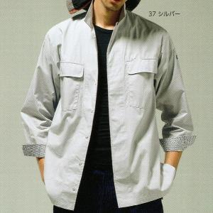 寅壱　1011-186　ミニ襟オープンシャツ　（Ｍ〜ＬＬ）