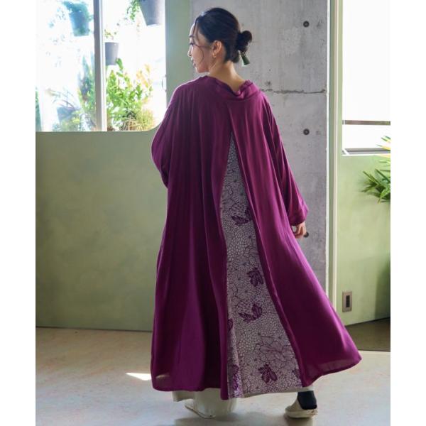 菊集め八掛ワンピース