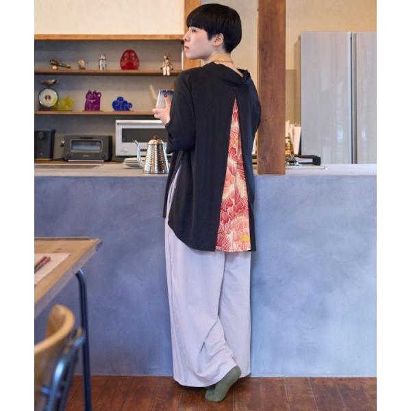 7IA-3201 大人トップス 八掛 トップス 和柄 和風 和モダン 昭和レトロ 羽織 レーヨン 花...