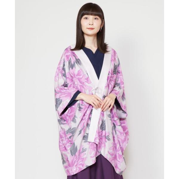 ボタンヅクシナライUV羽織 ロングカーディガンUV加工 着物 浴衣 お祭り 贈り物 お土産 海外 日...