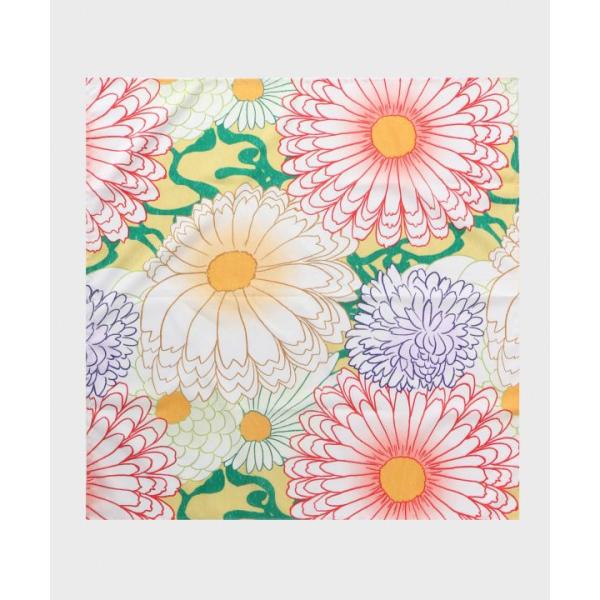 レトロ チヨガミフロシキセット 千代紙 風呂敷 包み 伝統 巾着 日本 浮世絵 花 フラワー お花見...