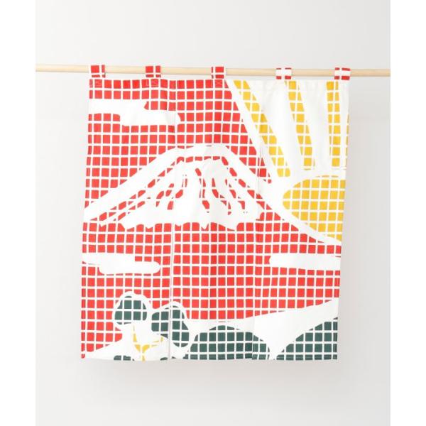 フジノタイル中暖簾 富士のタイル中暖簾 のれん 富士山 銭湯 お風呂 温泉 サウナ