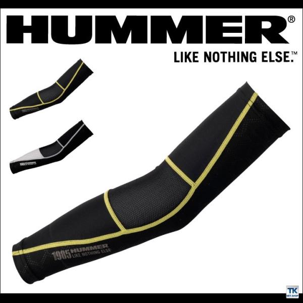 HUMMER ハイブリットアームガード ハマー アームガード 接触冷感 ストレッチ 速乾 UVカット...