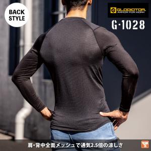 インナー 長袖 春夏 冷感 メッシュ ストレッ...の詳細画像3