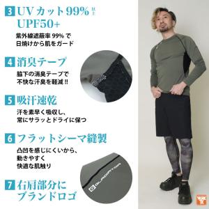 コーコス 長袖 インナー メンズ レディース ...の詳細画像3