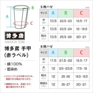 博多鳶 手甲 赤ラベル 5枚ハゼ 6枚ハゼ 左...の詳細画像4