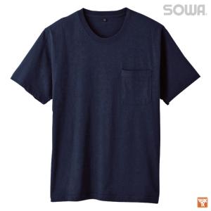 桑和 半袖 Tシャツ 綿100 天竺 ポケット...の詳細画像2