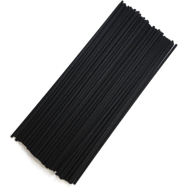 ディフューザー 約100本入り 【ブラック】 標準サイズ 約23cm リードディフューザー アロマ ...