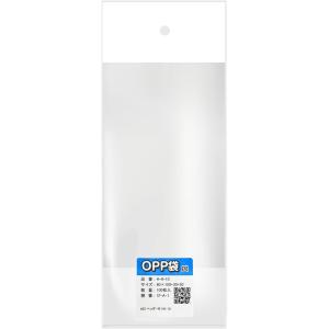 白ヘッダー付OPP袋 吊り下げ用 穴あき 60x100+30+30mm 30ミクロン厚 国産【100...