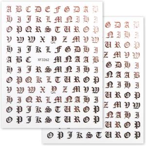 きらきらぷんぷん丸 ネイルシール アルファベット セリフ体 英語 文字