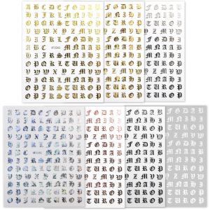 きらきらぷんぷん丸 ネイルシール アルファベット セリフ体 英語 文字