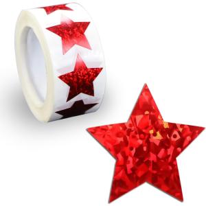 シールロール スター 星型 星 500枚 ホログラム シルバー キラキラ