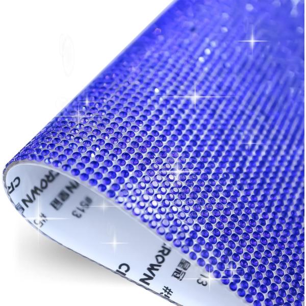 ラインストーンシール 粘着あり デコレーション スマホ シート ステッカー 大きめスマホサイズ【アメ...