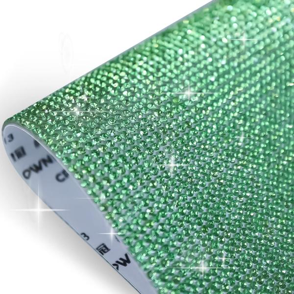 ラインストーンシール 粘着あり デコレーション スマホ シート ステッカー 大きめスマホサイズ【ペリ...