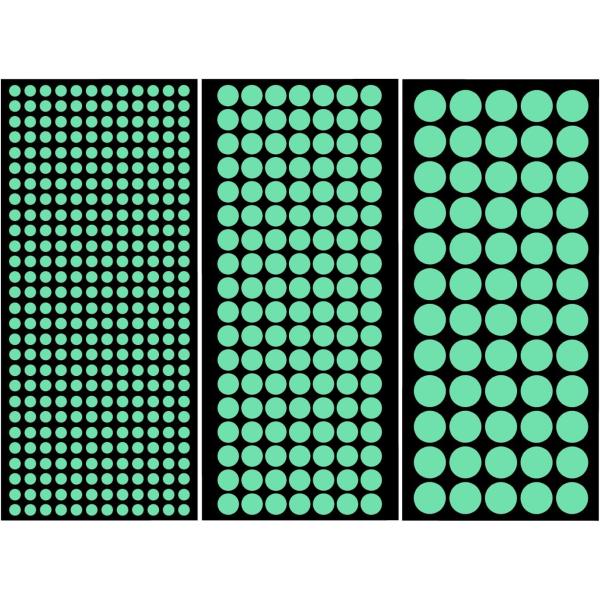 蓄光シール 蛍光 夜行 暗闇で光る シール ステッカー 大容量 きらきらぷんぷん丸 YS-043