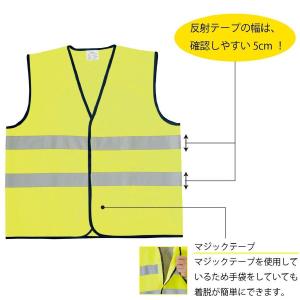 作業着 トリコットベスト 安全対策 セーフティ...の詳細画像3
