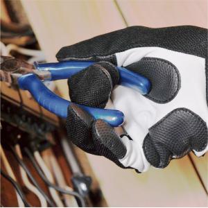 革手袋 ドットサイバー メンテナンス作業 ムレ...の詳細画像2