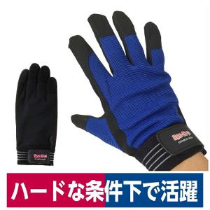 おたふく（手袋） 革手袋 PU-KING PLUS 豚革 アテ付作業手袋