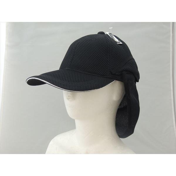 オリジナル 首もと日除け付きキャップ 総メッシュ 2599●