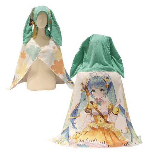 新品　みんなのくじ 初音ミク タオルフェス！　B賞 フード付きタオル　みやもver.　全1種　　タイ...