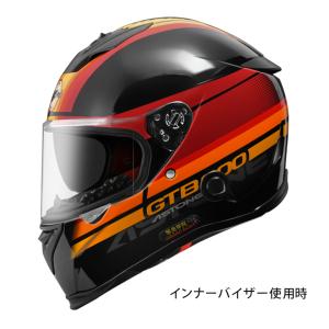 バイク ヘルメット フルフェイス ABS イン...の詳細画像3