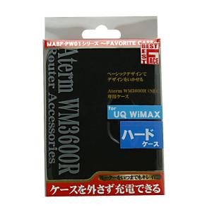 BEST FACE WiMAX NEC Aterm WM3600R対応ケース ブラック MABF-P...