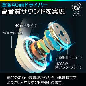 ワイヤレスヘッドホン bluetooth 5....の詳細画像3
