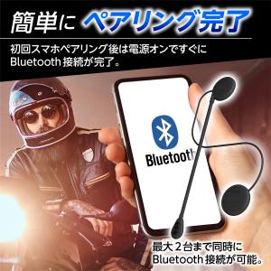 バイク インカム bluetooth 超薄型 ...の詳細画像2