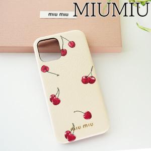 ミュウミュウ miumiu チェリープリントiPhone 12ケース 新品 送料無料