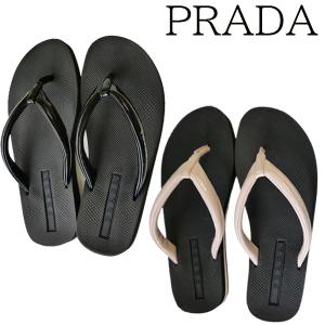 プラダ PRADA 夏にヘビロテ決定! ソフトエナメル ビーチサンダル