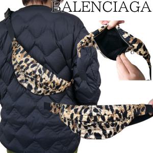 バレンシアガ BALENCIAGA レオパード ベルトバッグ 580028 HVG13 2660　ユニセックス 新品 送料無料ギフト包装 プレゼント