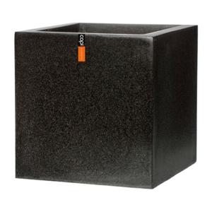 キューブ型 幅60cm Uv加工 Capi ブラック 樹脂製軽量ポット Capi ブラック 耐寒 植木鉢 プランター 防水 防水 Ds ワールドデポ ガーデニング用品