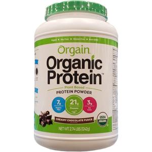 オーガニック プロテイン クリーミー チョコレート ファッジ 1242gOrgain Organic Protein Plant-Based Powder Creamy Chocolate Fudge コストコ