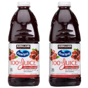 カークランドシグネチャー クランベリー ＆ フルーツミックス 濃縮還元 ジュース Kirkland Signature Ocean Spray Cranberry Mix 2.83L x 2 bottle