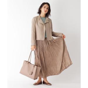 OPAQUE.CLIP(オペークドットクリップ)フェイクレザー軽量8ポケA4トートバッグ