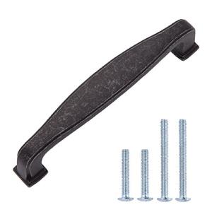 Amazonベーシック キャビネットハンドル トラディショナルアーチ 長さ11cm アンティークシルバー 10パック
