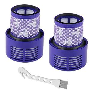 AIOGOO 掃除機フィルター V10， SV12シリーズ用 洗濯可能 2個セット