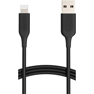 Amazonベーシック ライトニングケーブル USB MFi認証 iPhone充電ケーブル ブラック 1.8m iPhone 13 / 13 Pro