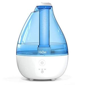 卓上加湿器 HiAir 加湿器 しずく型 2L 6畳-8畳 30時間連続加湿 タイマー付き 空焚き防止 ミスト2段階調整 360度