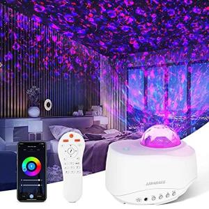 Liwarace スタープロジェクターライト プラネタリウム 家庭用 星空ライト ナイトライト ベッドサイドランプ ミュージックスターライト 21種点