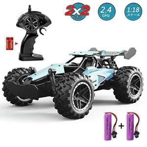 PEHOST ラジコンカー こども向け 1/18 RCカー オフロード リモコンカー 2WD 2.4GHz無線操作 時速20km/h 充電式 バッテリ