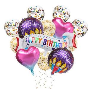 誕生日飾り付け 誕生日 バルーン 誕生日 風船 Happy Birthday バルーン 複数のスタイルの誕生日装飾セット男の子と女の子に適しています
